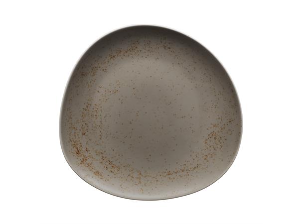 POTTERY tallerken coupe asym. Ø:310mm Dekor: Unique Light Grey